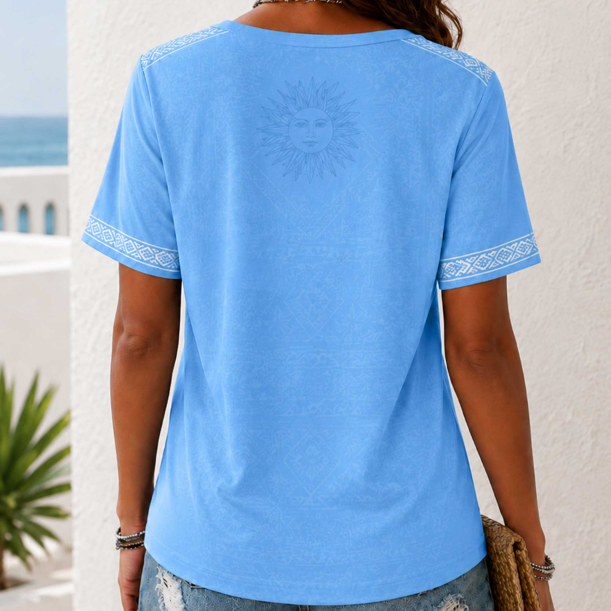 Uruguay World Cup 2026 Heritage Women V-neck Shirt