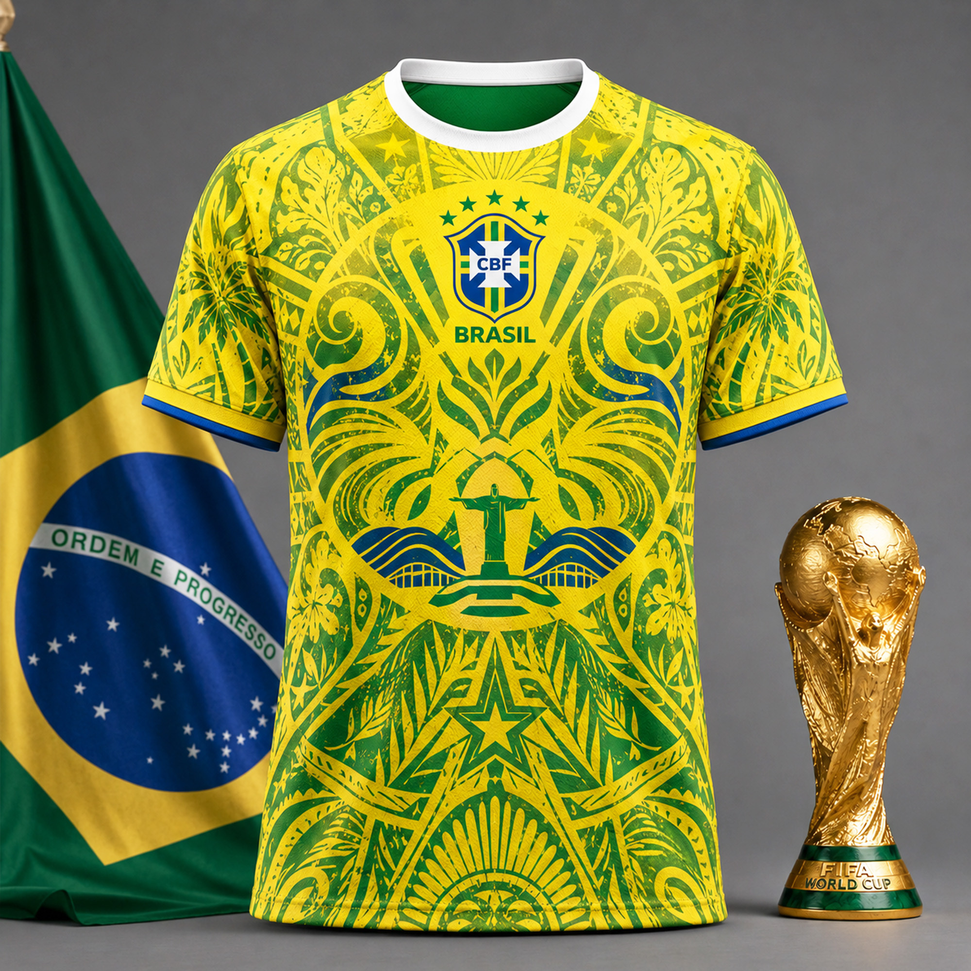 Brazil | Premium WC26 Heritage Classic 3D Shirt