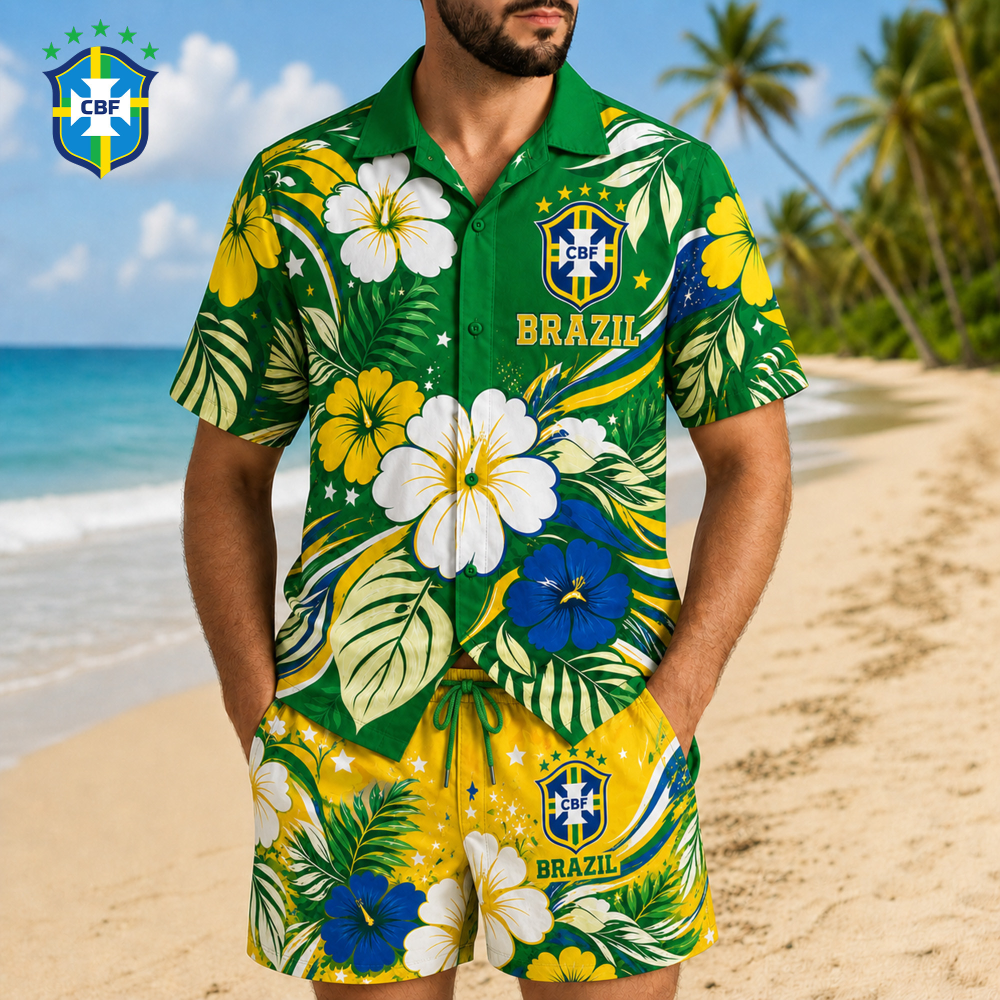Brazil | Premium WC26 Tropical Hawaii Set