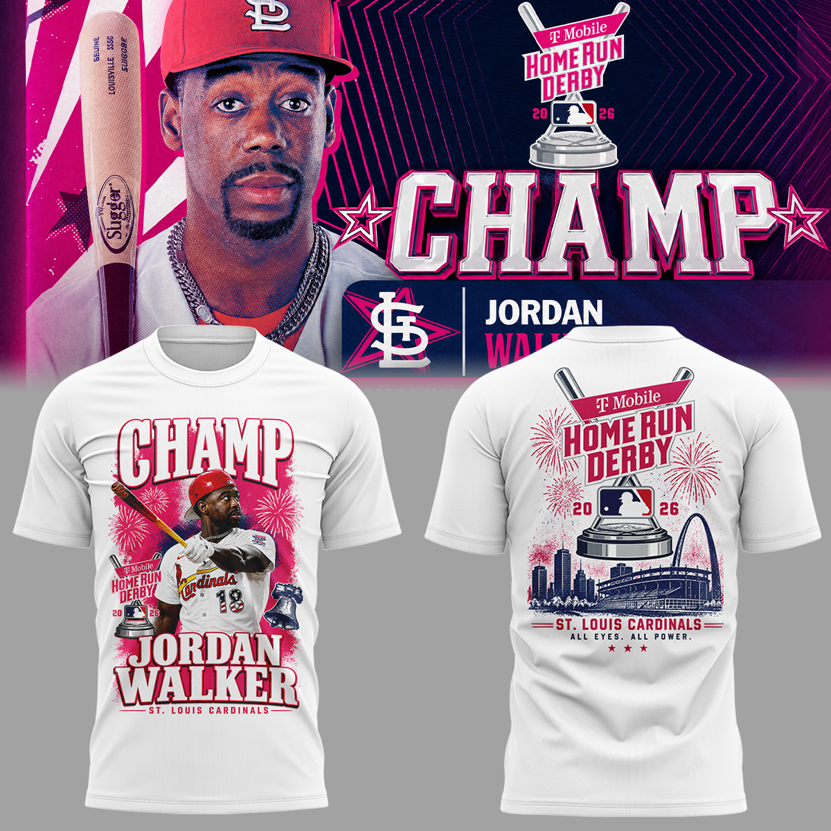 Limited Edition HOME RUN DERBY CHAMPION T-Shirt