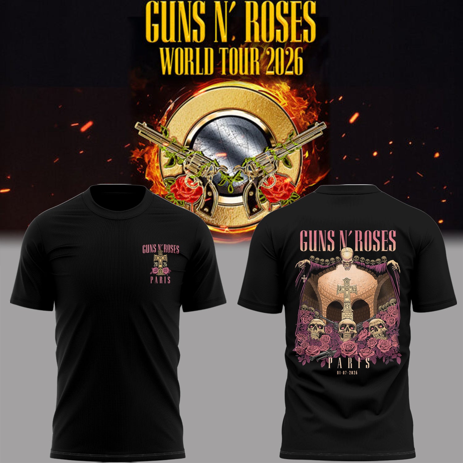 Limited Edition World Tour 2026 At Paris Shirt