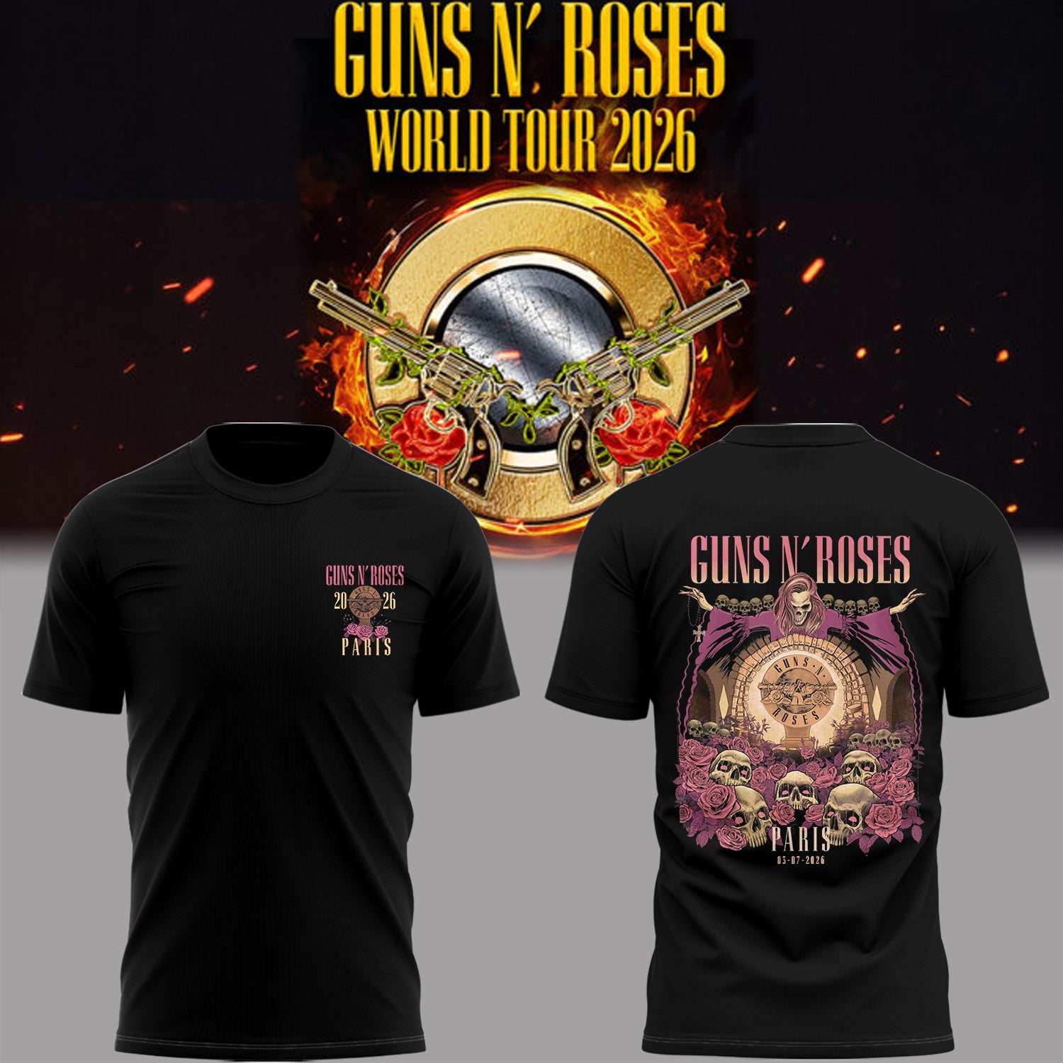 Limited Edition World Tour 2026 At Paris Shirt