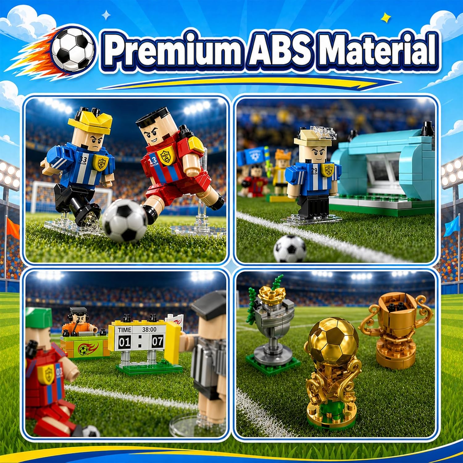 2026 World Cup Soccer Building Blocks Advent Calendar 