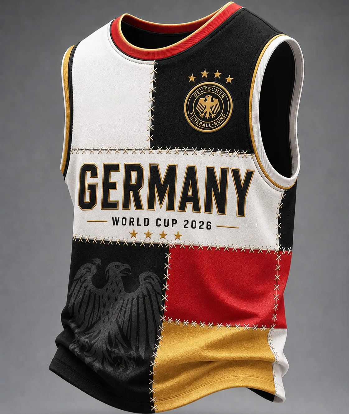 Germany | Premium WC26 Team Inspired Tank Top Jersey