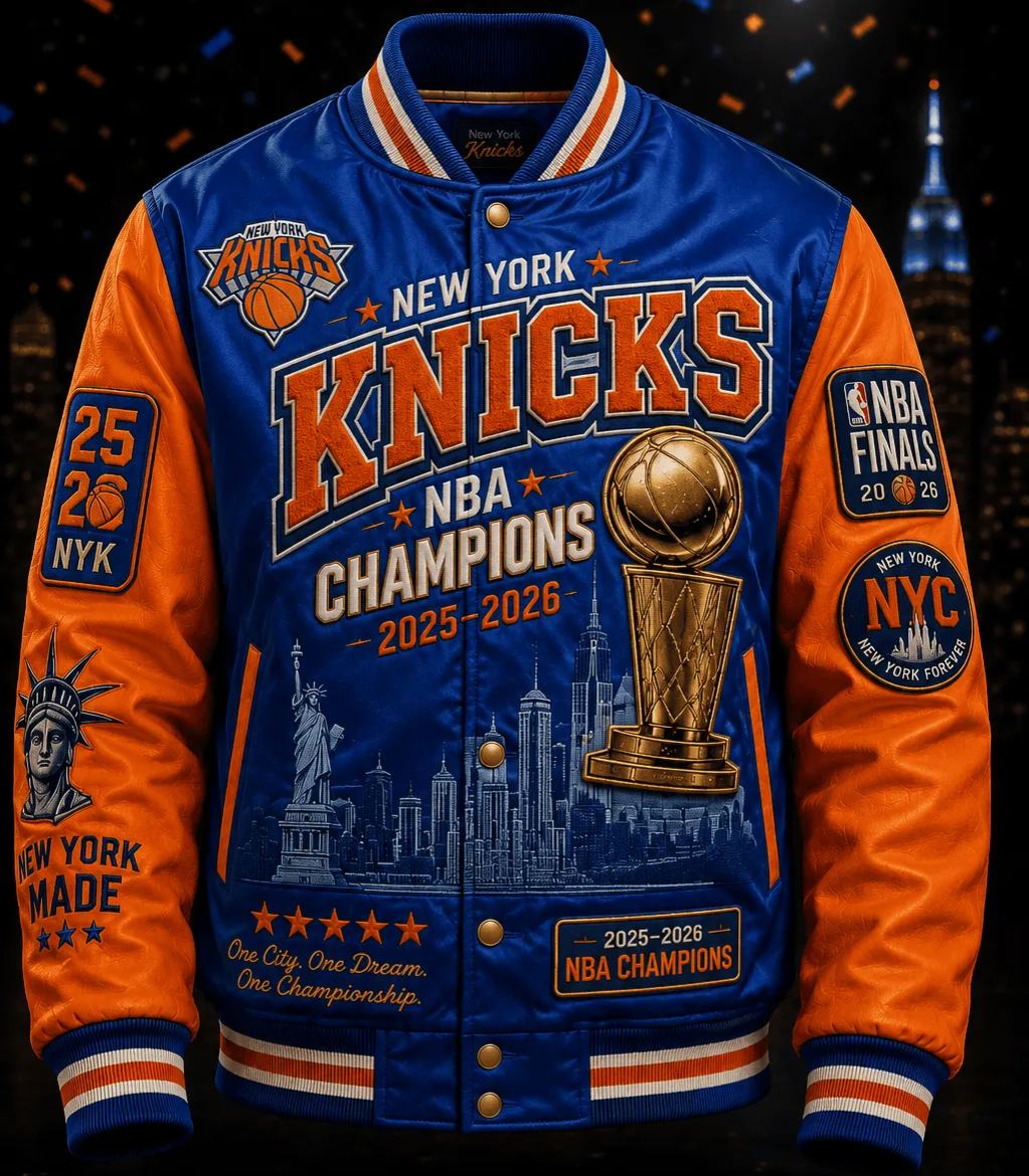 New York Knicks 25-26 NBA Champions Jacket v3