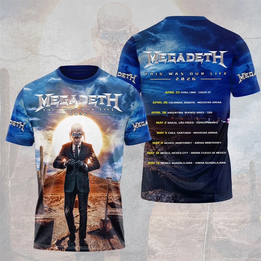 Meg adeth World Tour 2026 3D Apparel T-Shirt