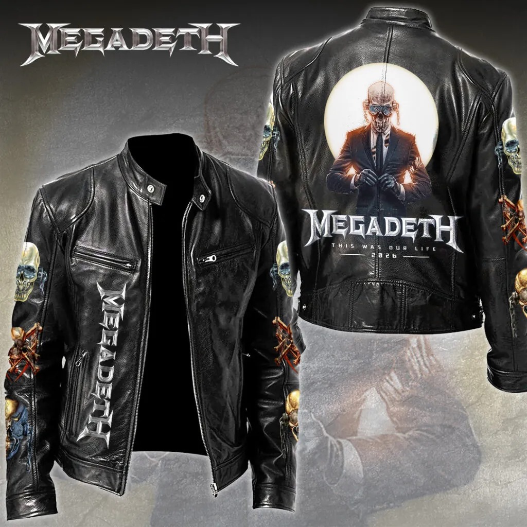 Megadeth Motorcycle Leather Jacket