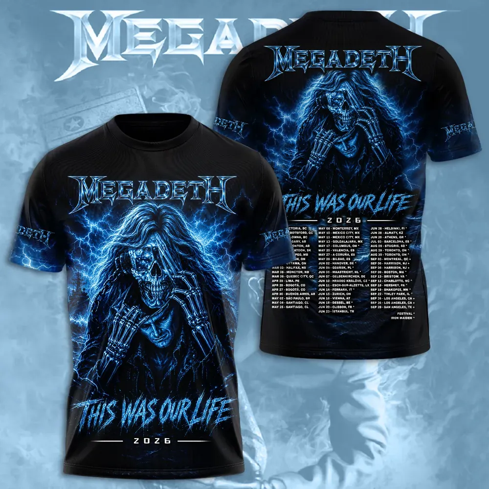 Meg adeth World Tour 2026 3D Apparel T-Shirt