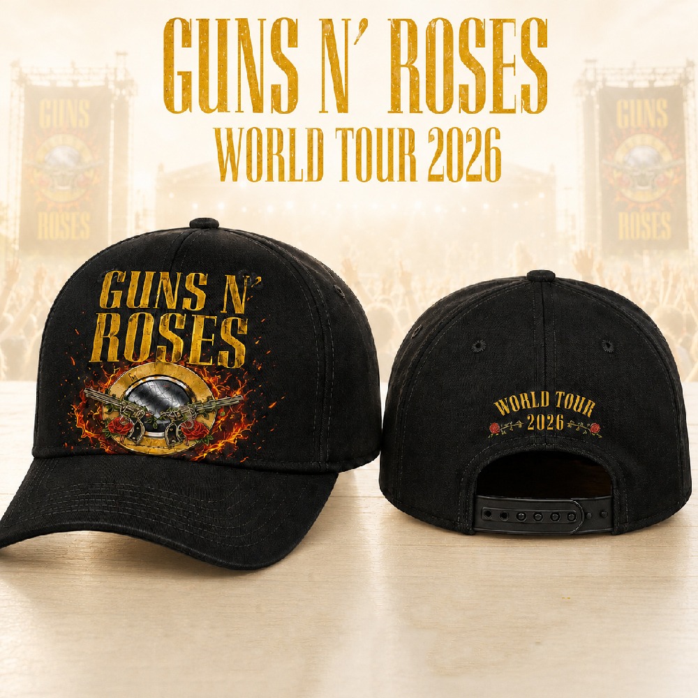 Guns N' Roses World Tour 2026 3D Classic Cap