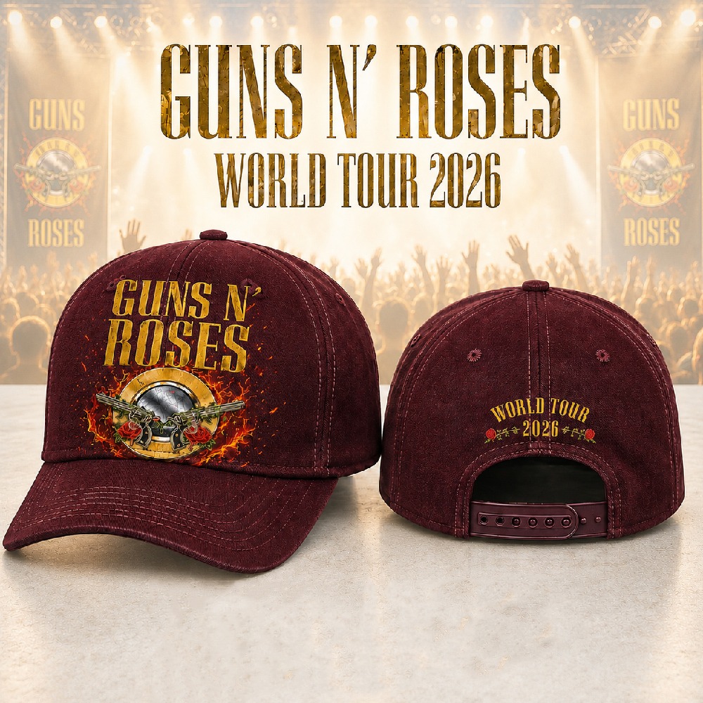 Guns N' Roses World Tour 2026 3D Classic Cap