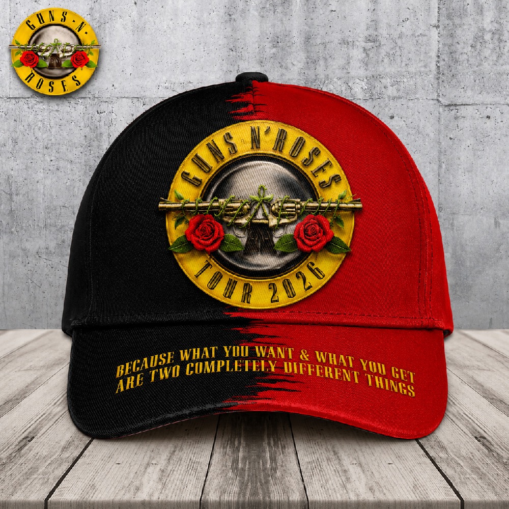Guns N' Roses World Tour 2026 3D Classic Cap