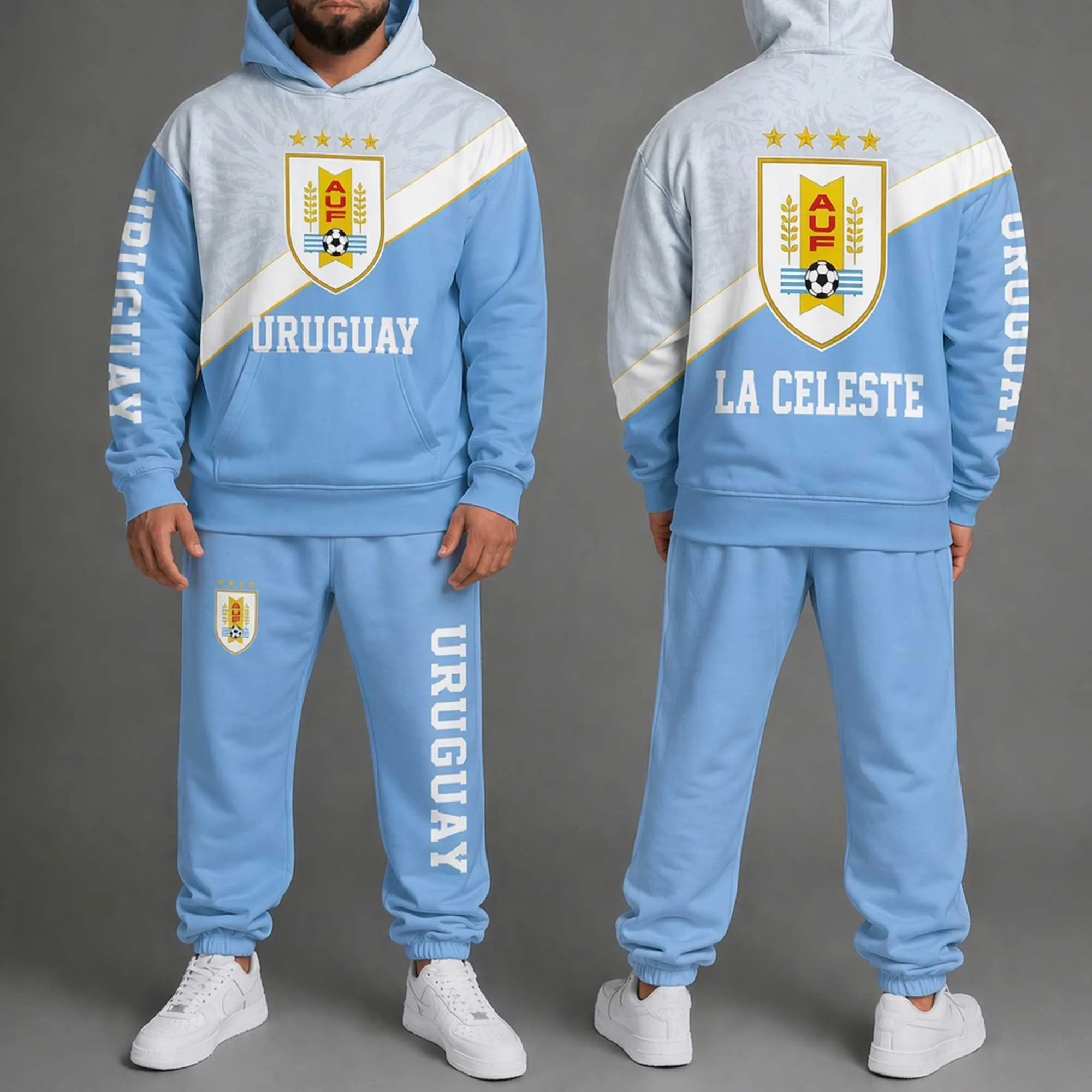 Uruguay World Cup 2026 Hoodie Jogger Set