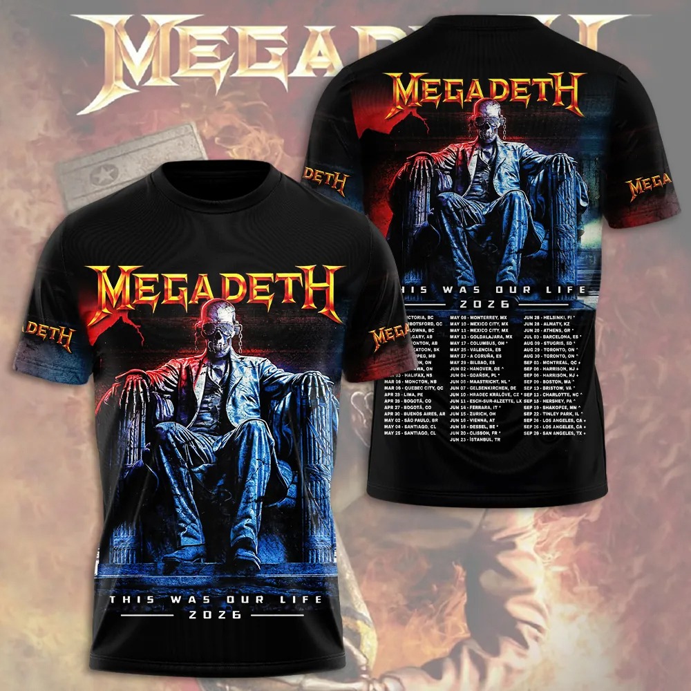 Meg adeth World Tour 2026 3D Apparel T-Shirt