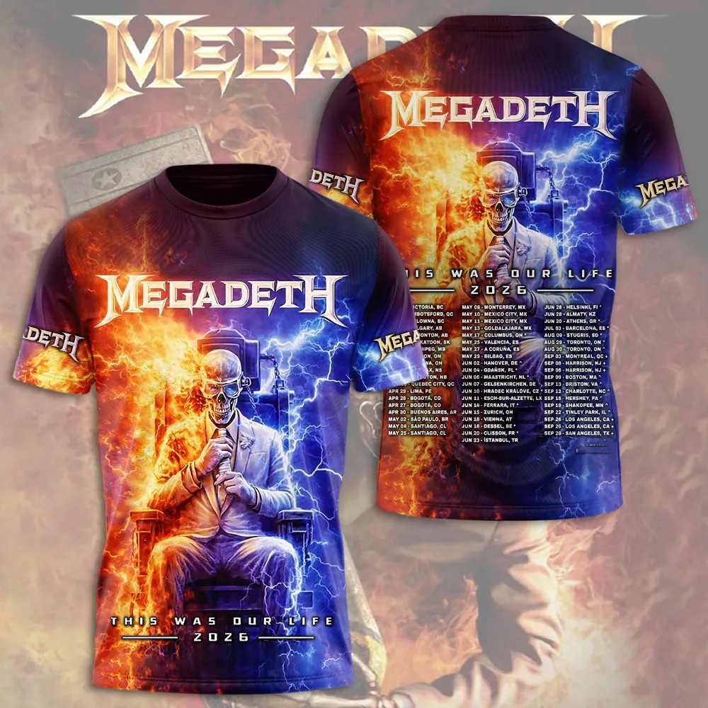 Meg adeth World Tour 2026 3D Apparel T-Shirt