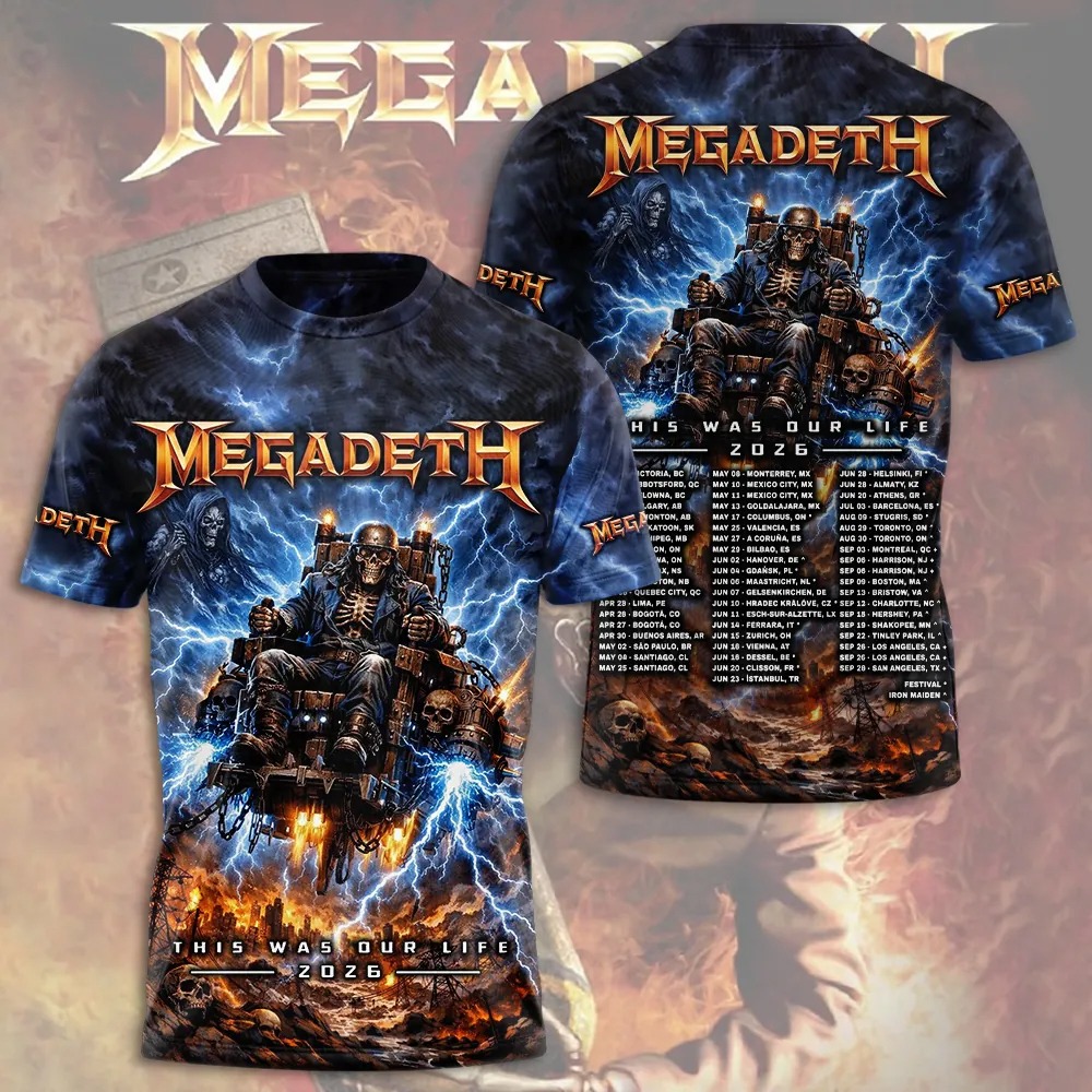 Meg adeth World Tour 2026 3D Apparel T-Shirt