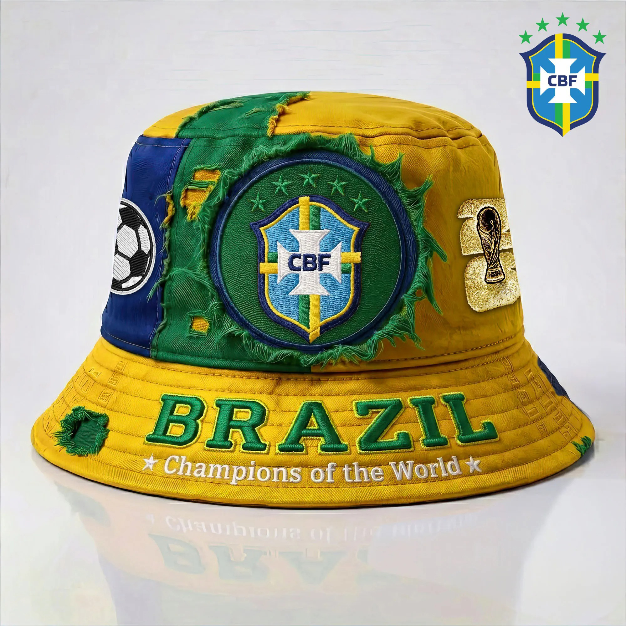 Brazil | Premium WC26 Championship Spirit Bucket Hat