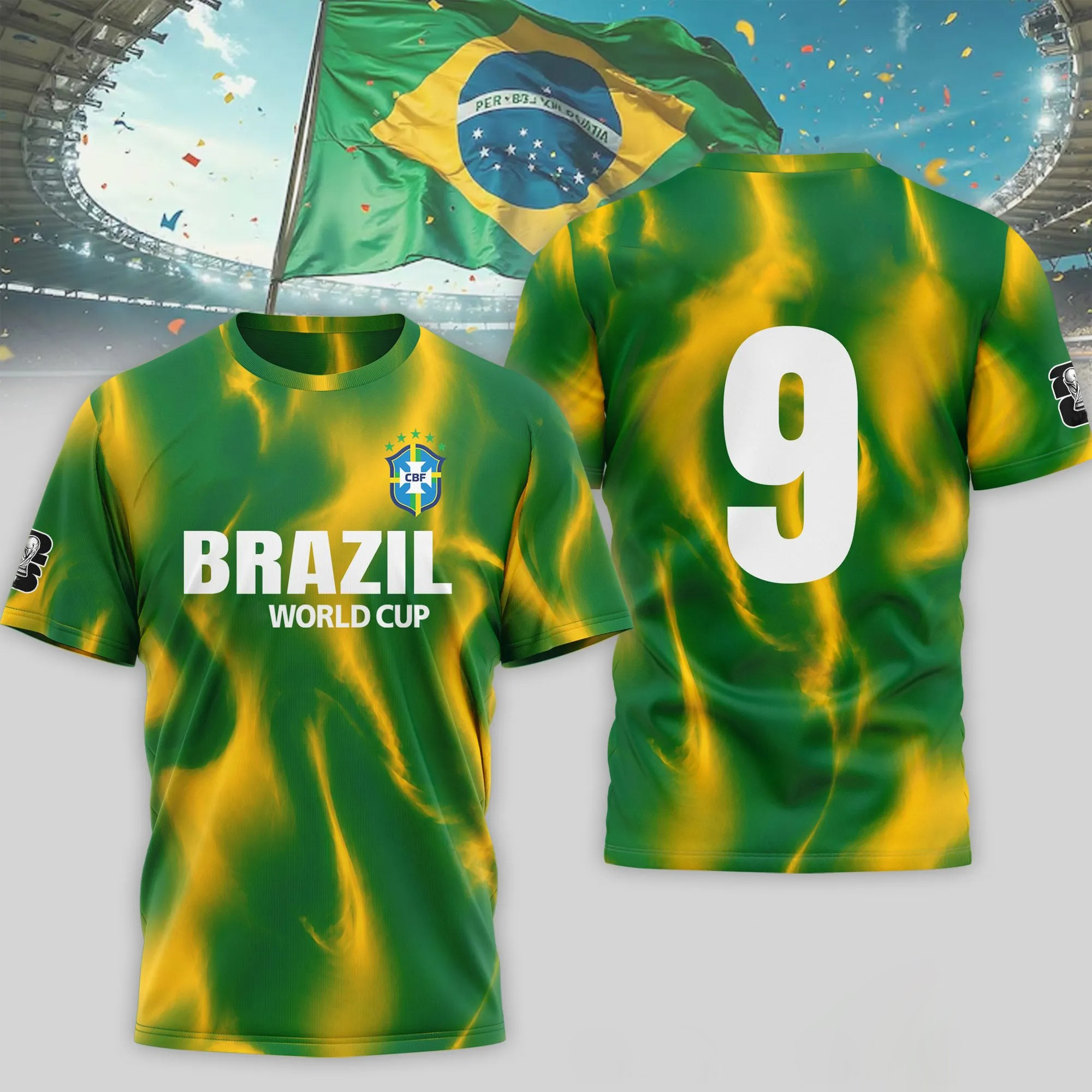 Brazil | Premium WC26 Tournament Edition 3D Shirt