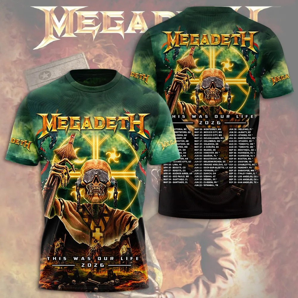 Meg adeth World Tour 2026 3D Apparel T-Shirt