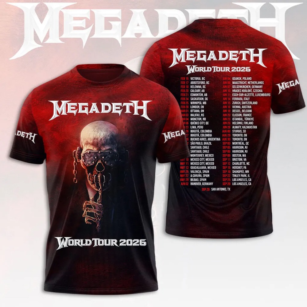 Meg adeth World Tour 2026 3D Apparel T-Shirt
