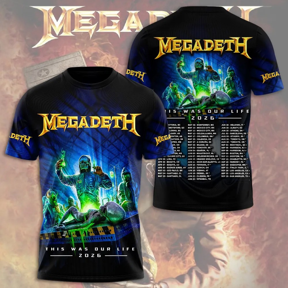 Meg adeth World Tour 2026 3D Apparel T-Shirt