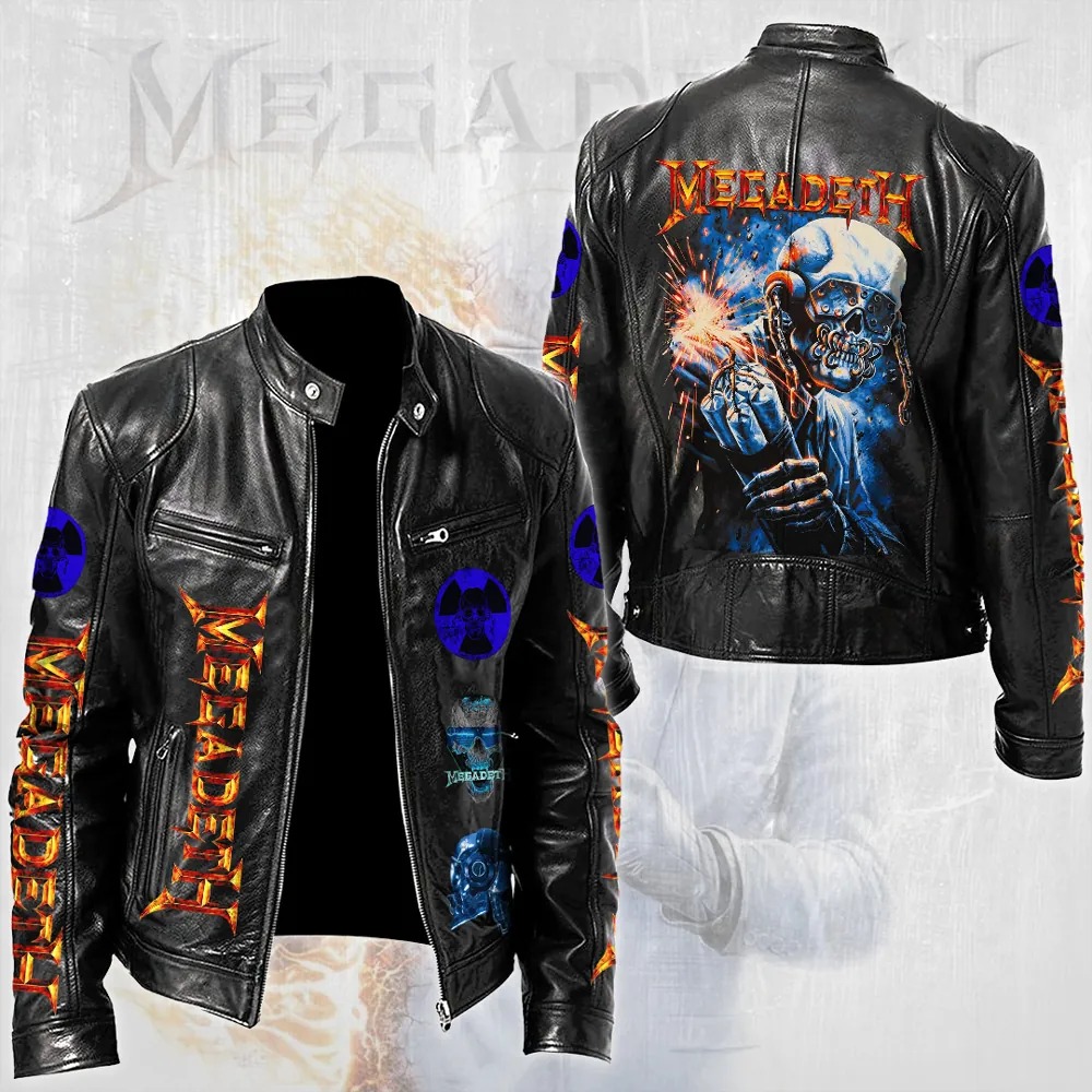 Megadeth Motorcycle Leather Jacket
