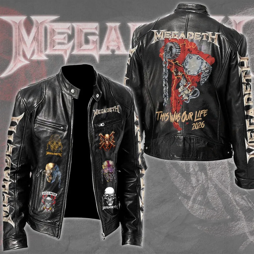 Megadeth Motorcycle Leather Jacket