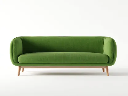 Sofás lineales tapizado tela 3 plazas 200x85x78 cm - verde - diseño moderno-Kasarainterior