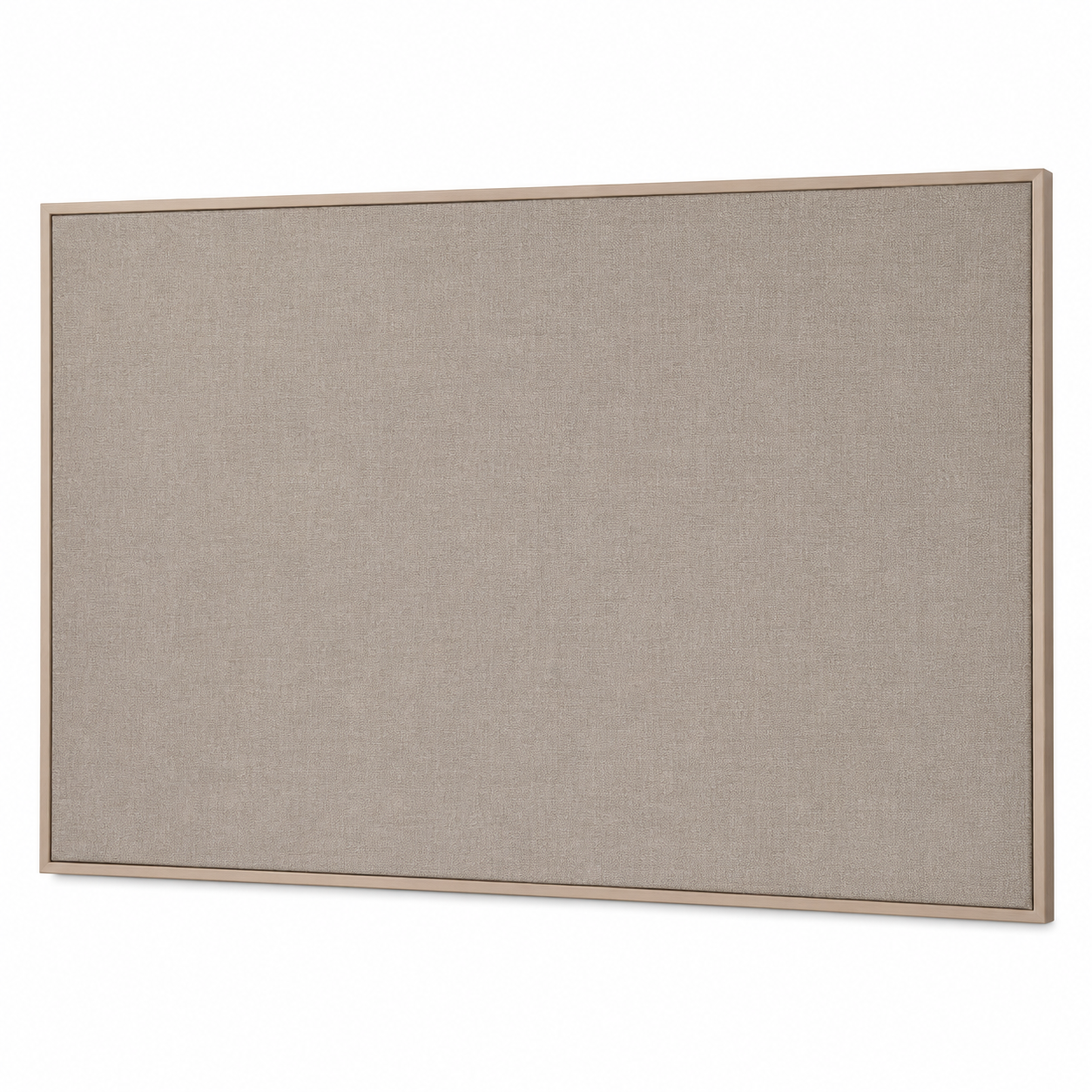 Großes Textil Wandbild Taupe mit Schallreduktion 180 x 120 cm-Furnologyhome