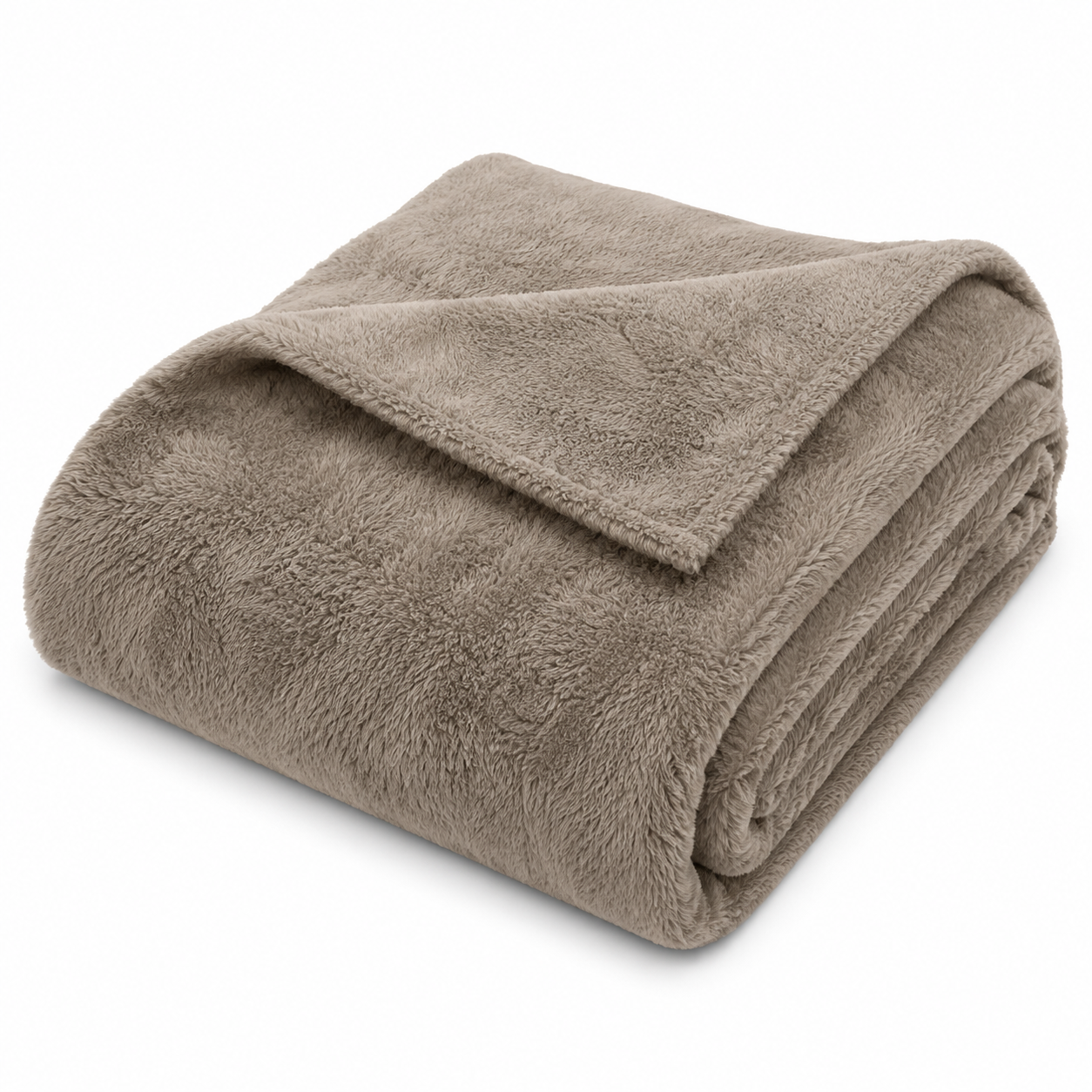 Überwurfdecke Alpakaoptik Greige für große Sofas 240 x 260 cm-Furnologyhome