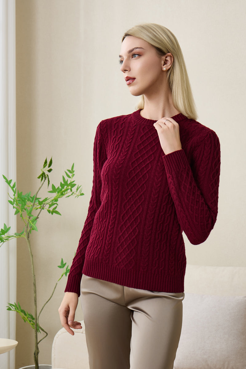Kathlin Classic Crew Neck Sweater
