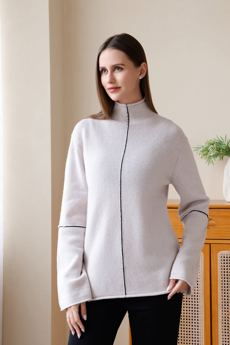 Amelia High Neck Sweater