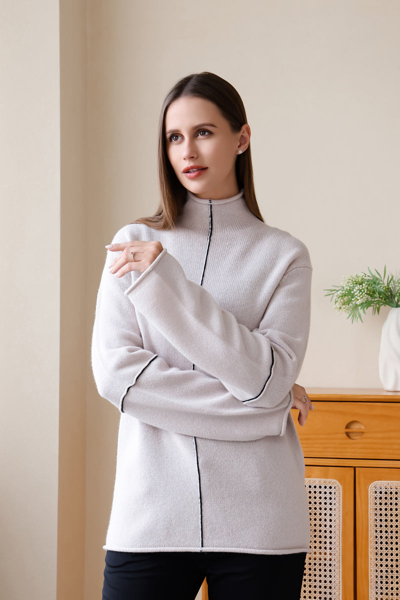 Amelia High Neck Sweater