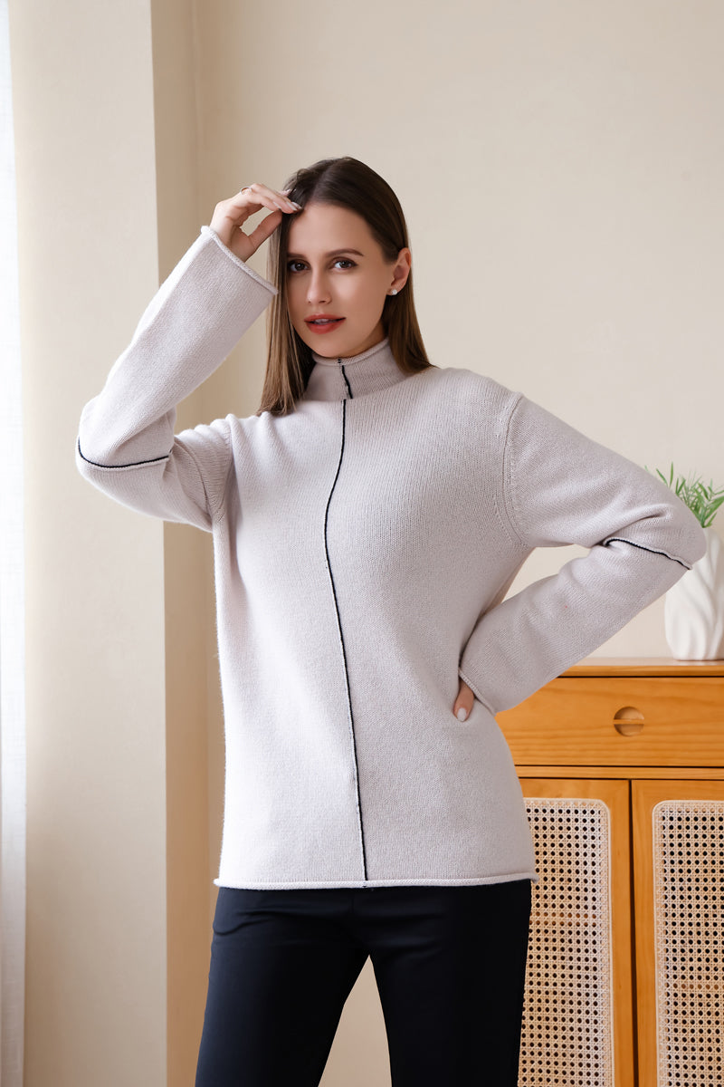 Amelia High Neck Sweater