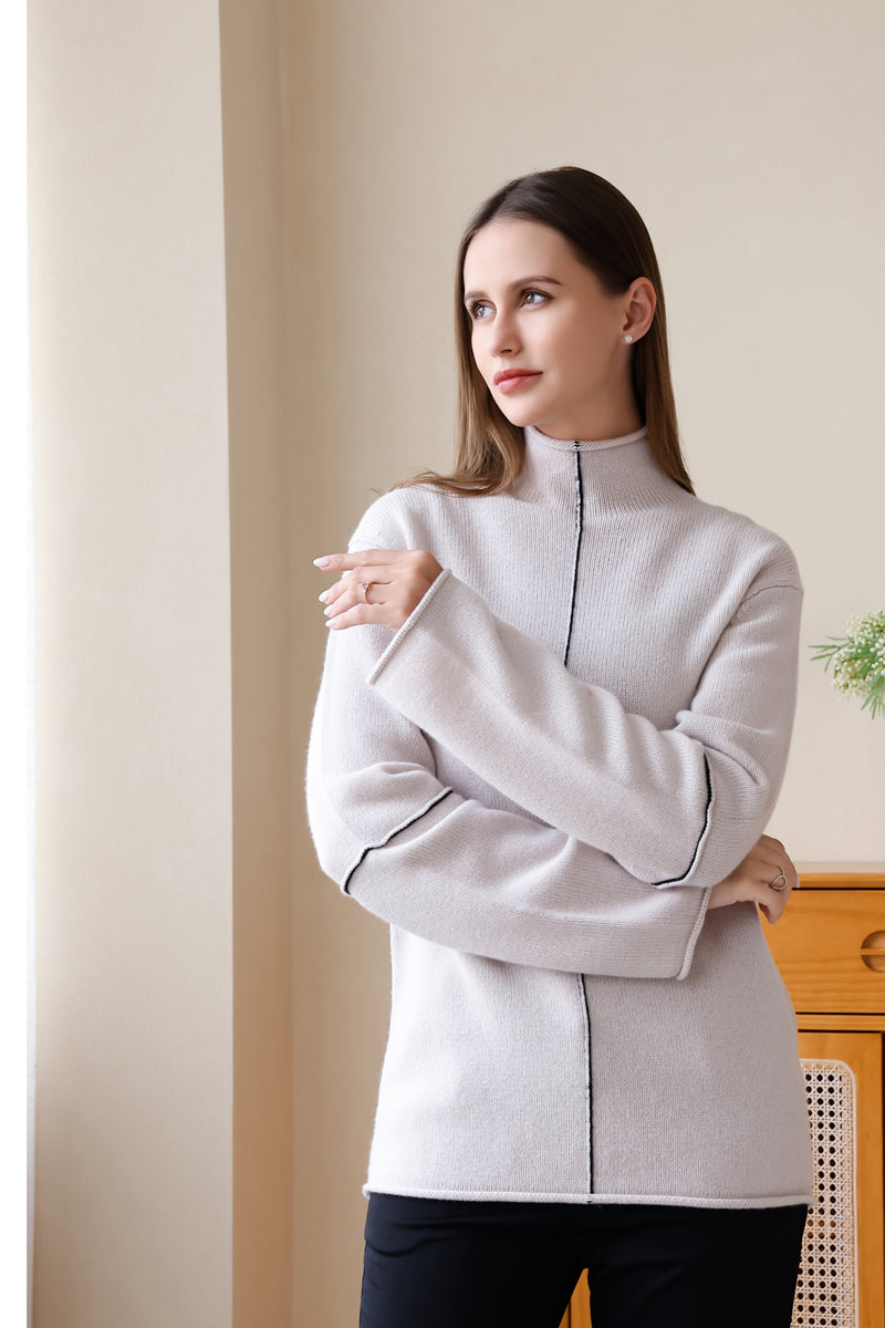 Amelia High Neck Sweater