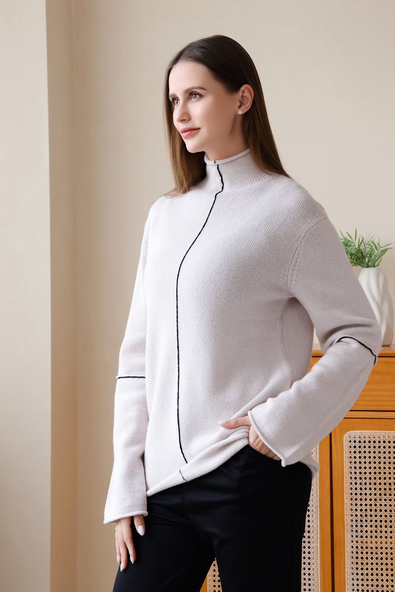 Amelia High Neck Sweater