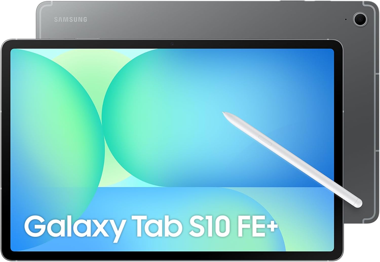 Samsung Galaxy Tab S10 FE Plus Tablet Android 15 - Pantalla de 13.1 pulgadas y almacenamiento de 256 GB - S Pen y Galaxy AI - Batería de larga duración en color gris-Mavoraadecor