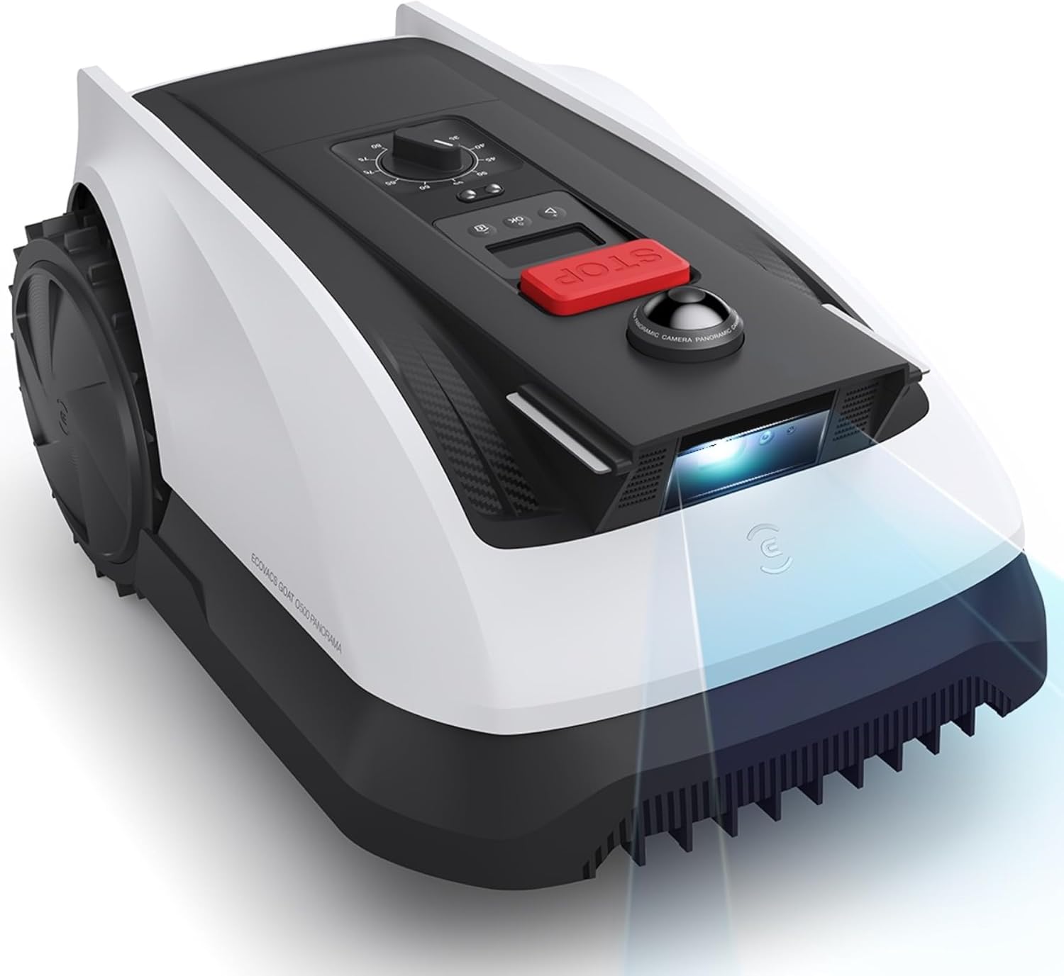 Ecovacs Goat O500 Panorama Robot cortacésped - Para jardines de hasta 500 m2 - Navegación panorámica con LiDAR y mapeo automático - Corte regulable de 30 a 80 mm-Mavoraadecor