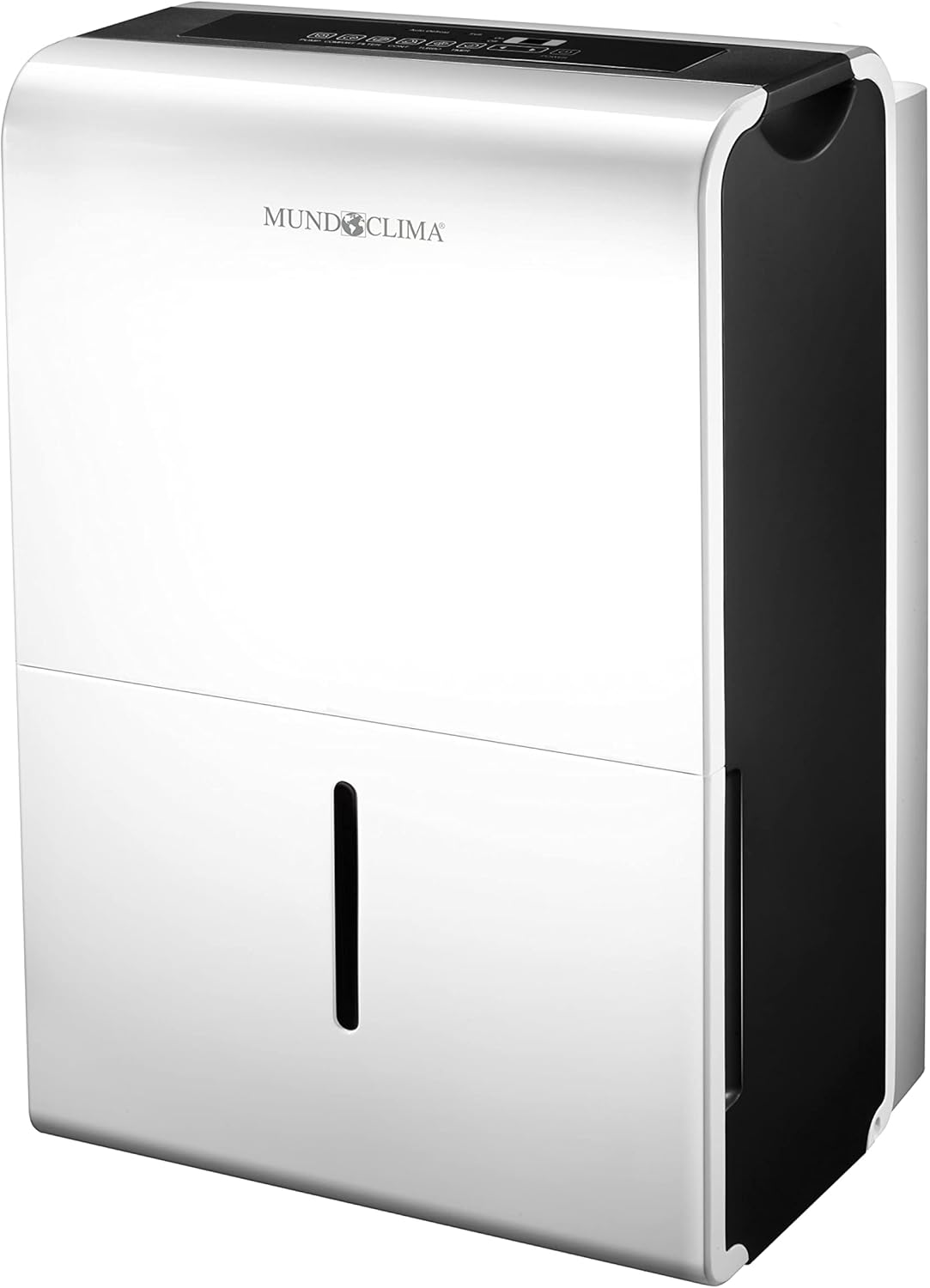 Mundoclima MH-30-V9 Deshumidificador 30 L al día - Refrigerante R-290 y potencia de 550 W - Depósito de 3 L y drenaje continuo - Temporizador y descongelación automática-Mavoraadecor