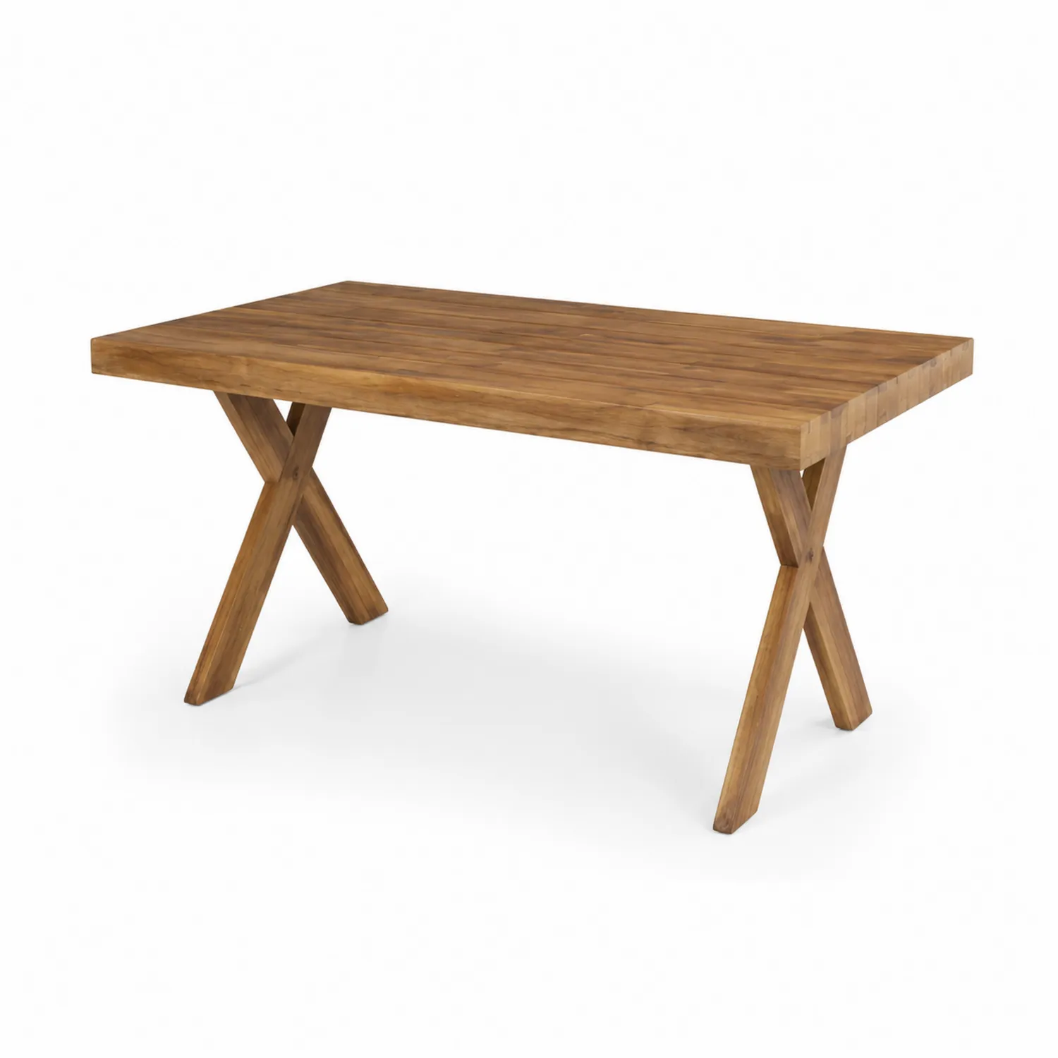 Tavolo da pranzo rettangolare in legno di teak