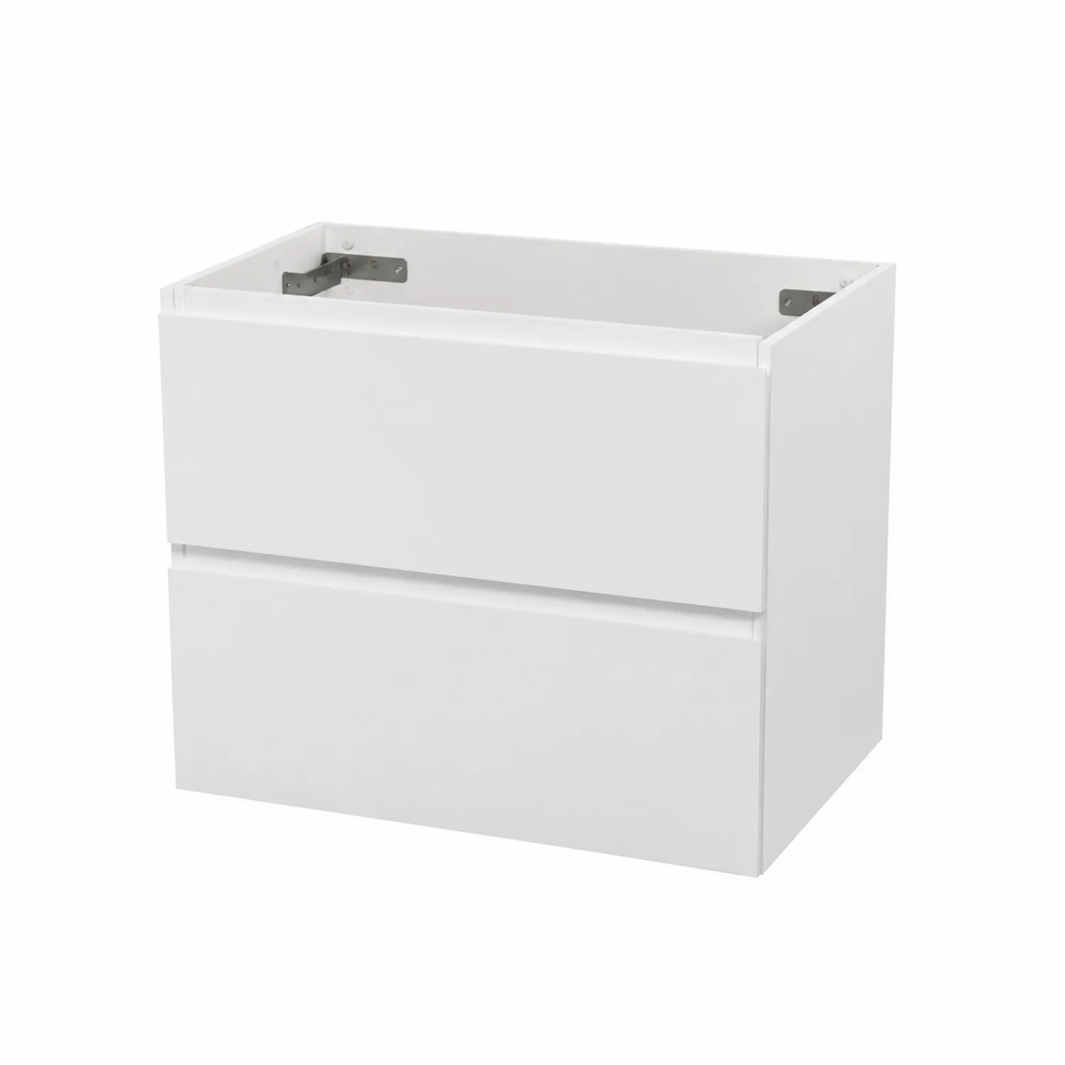 Mobile lavabo sospeso MDF con 2 cassetti 60x45x55 cm