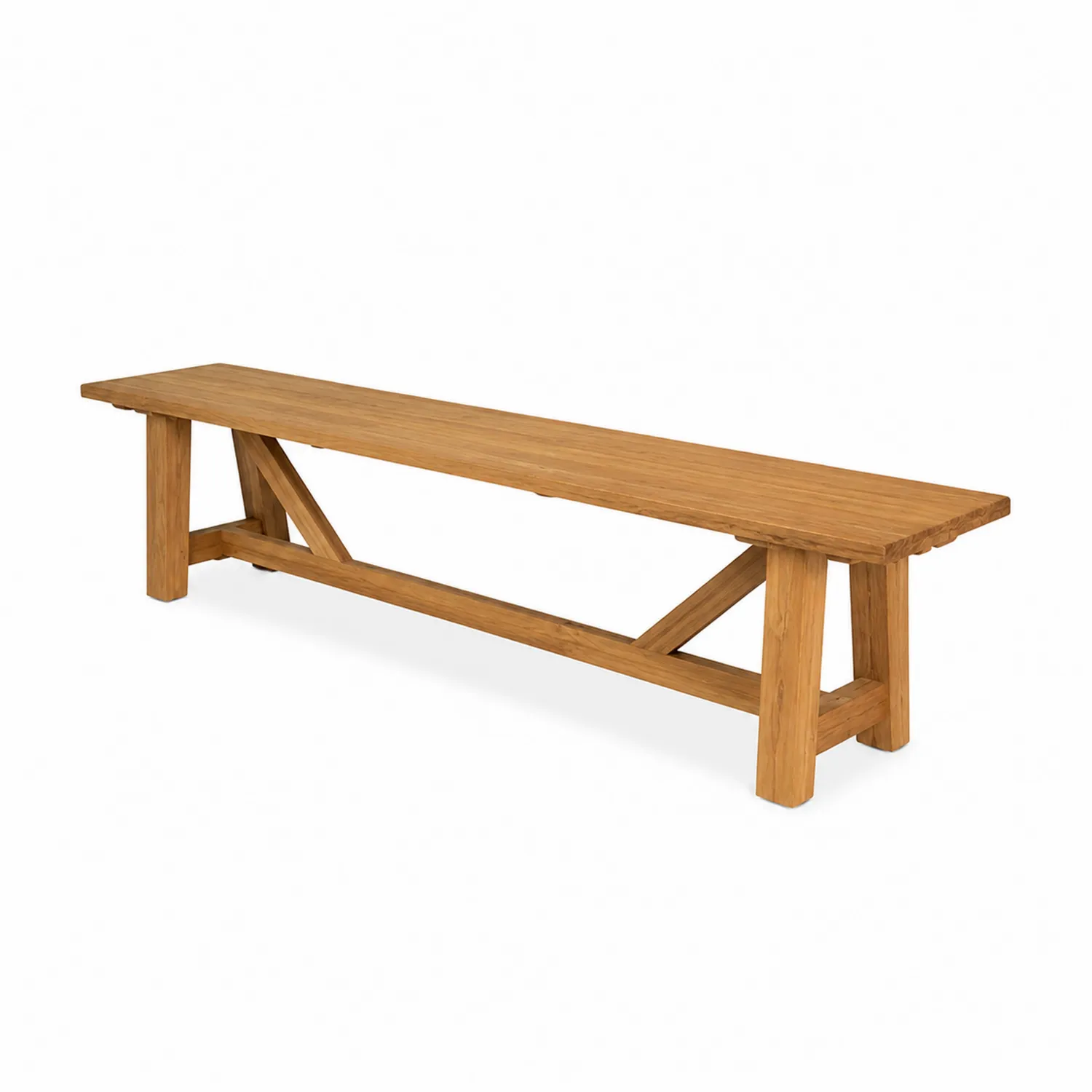 Panca in legno massello di teak
