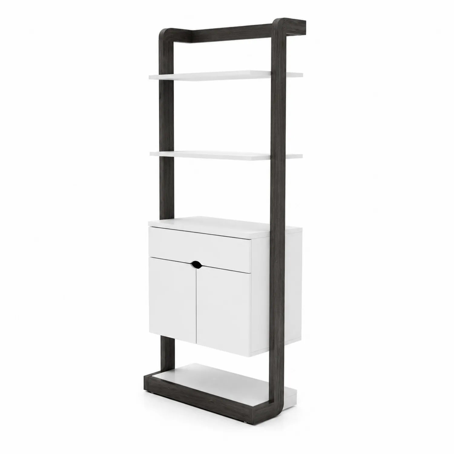 Estantería de Madera y MDF Blanco 180 cm-Novelvex