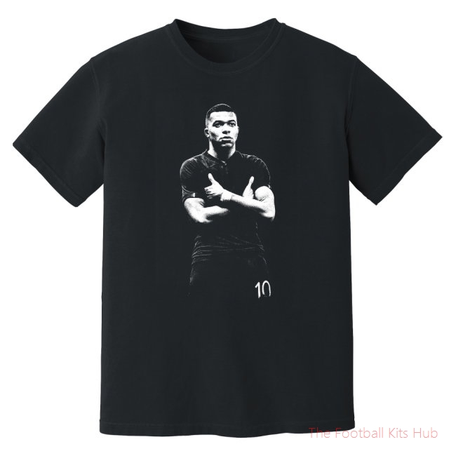 Mbappe France Phantom Graphic Tee - Black Alt-UniFootball Store