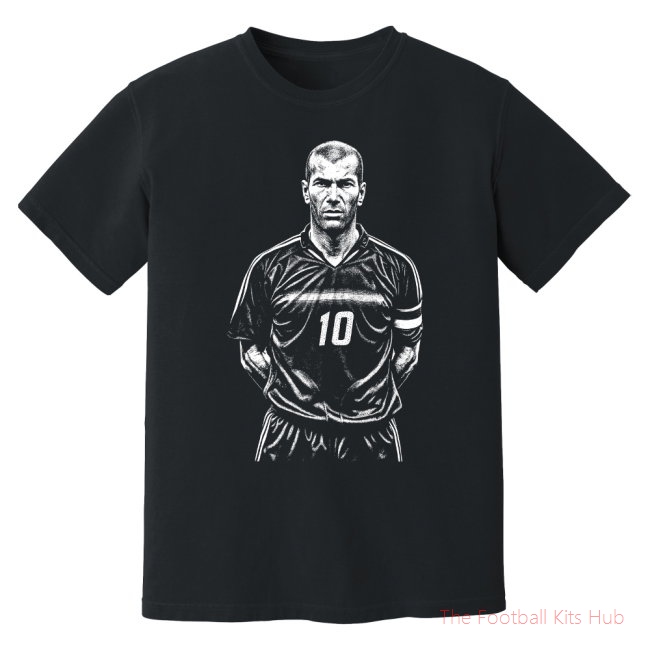 Zidane France Phantom Graphic Tee - Black-UniFootball Store