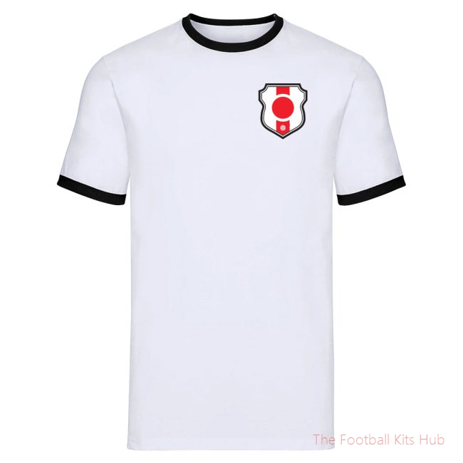 Men Japan Logo Ringer Tee (White)-UniFootball Store