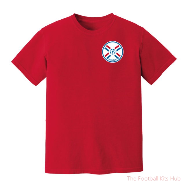 Paraguay National Team T-Shirt (Red)-UniFootball Store