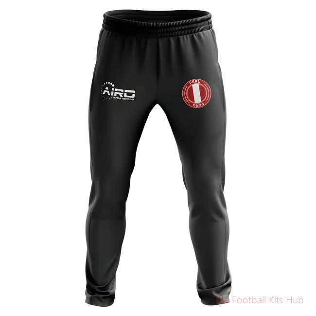 Peru Concept Football Training Pants (Black)-UniFootball Store