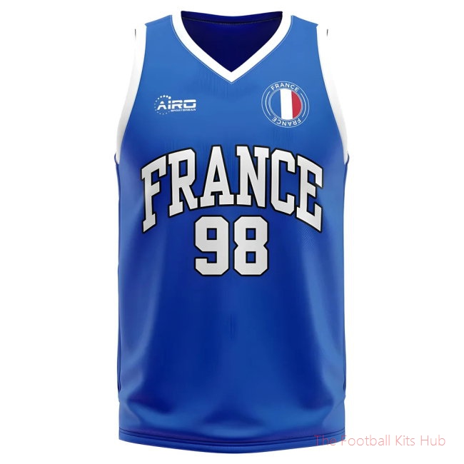 France Home Concept Basketball Shirt - Baby-UniFootball Store