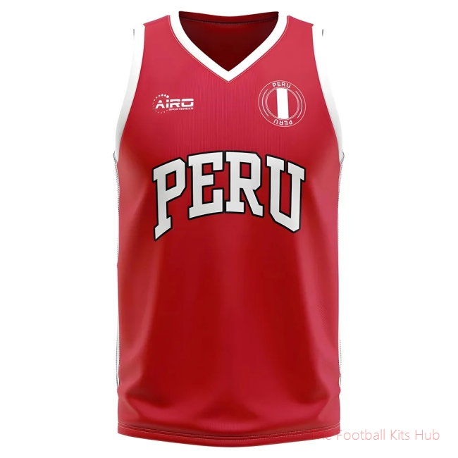 Men Peru Home Concept Basketball Shirt-UniFootball Store