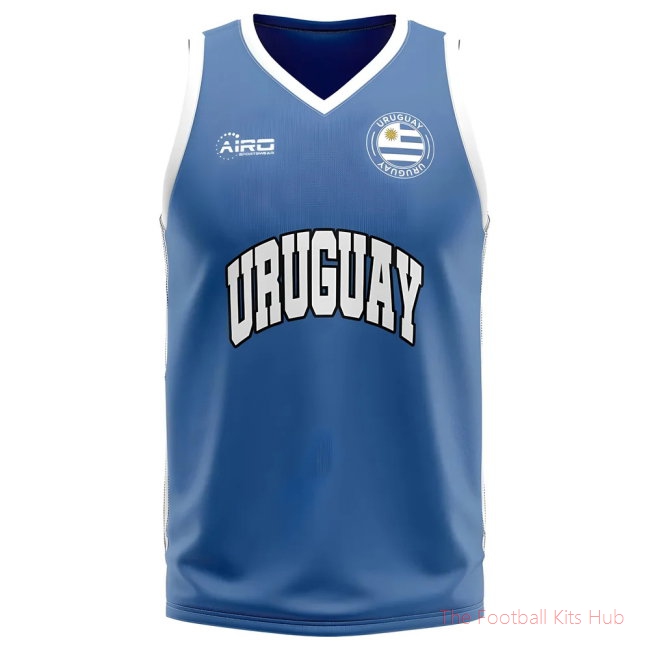 Uruguay Home Concept Basketball Shirt - Baby-UniFootball Store